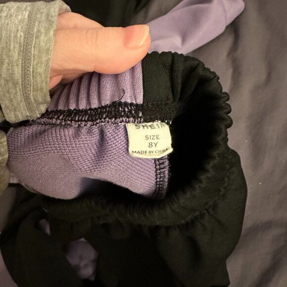 SHEIN Tween Girl Two Tone Butterfly Print Hoodie and Sweatpants Size 8 - Picture 5 of 5